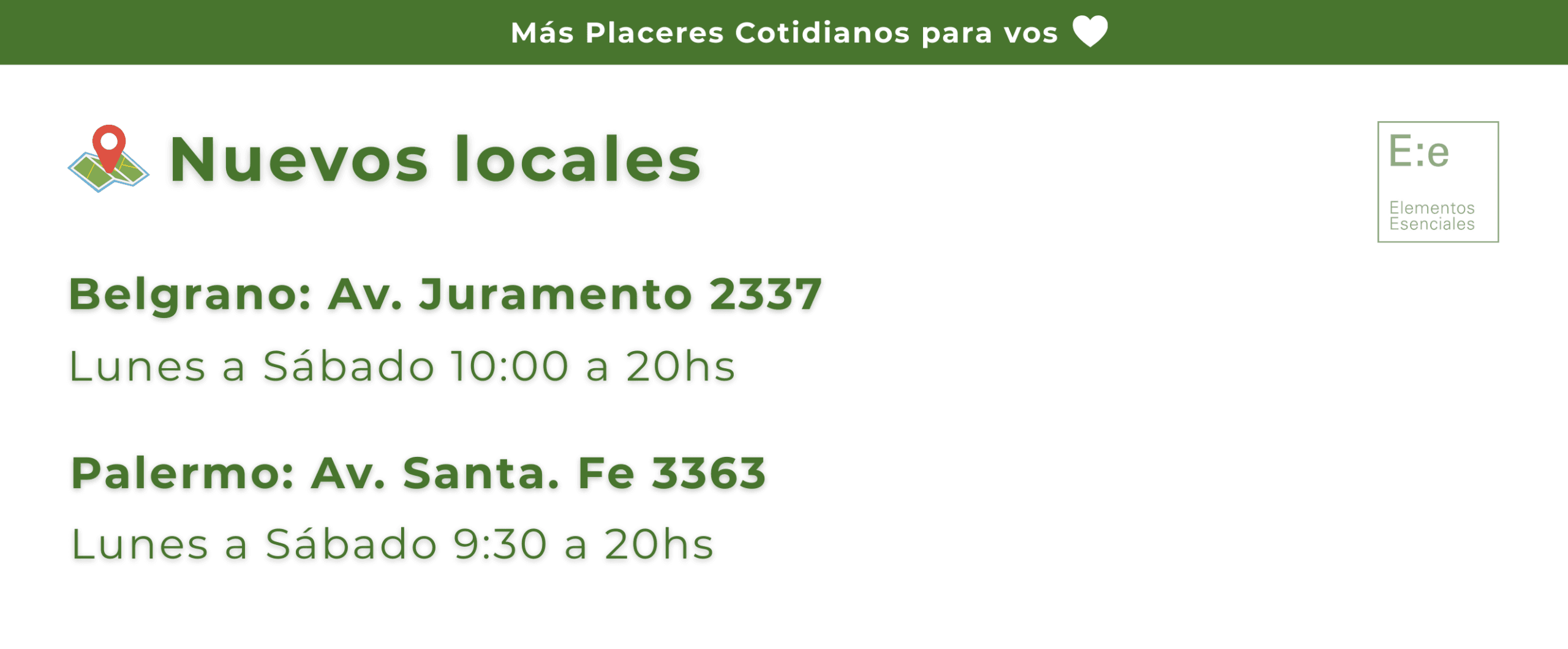 Banner nuevos locales